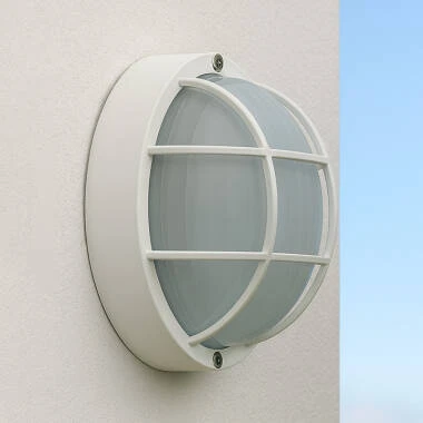 Edit Coastal Pier Outdoor Round Bulkhead Wall Light