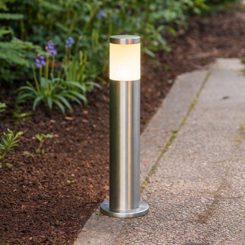Image of EasyFit Core 12v Garden Lights - Flora LED Bollard Light - Stainless Steel