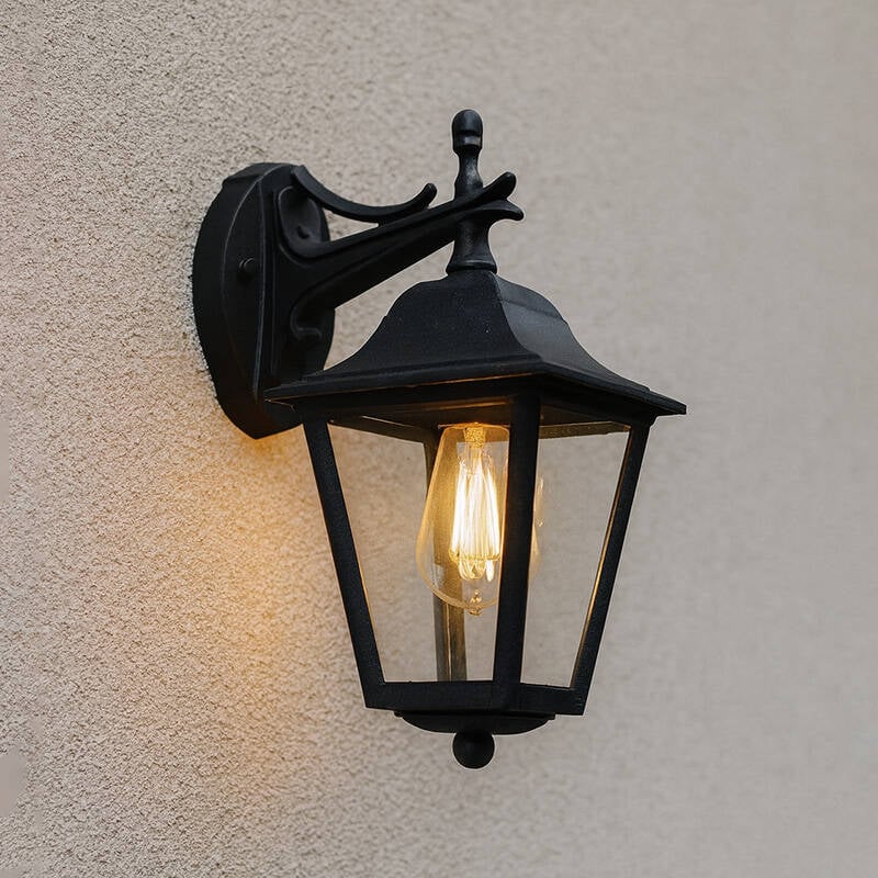 Image of Edit Coastal Padstow Outdoor Hanging Lantern Wall Light
