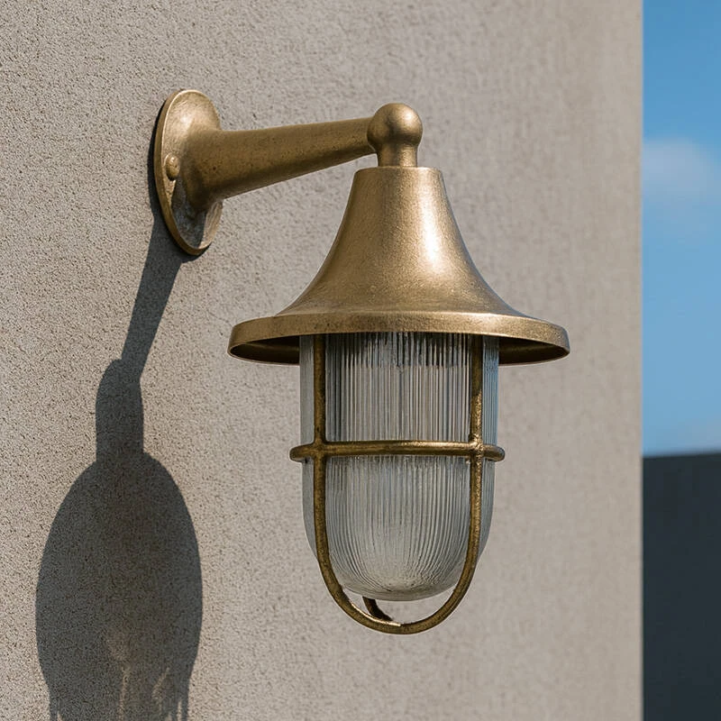 Image of Westport Coastal Auburn Outdoor Hanging Lantern Wall Light