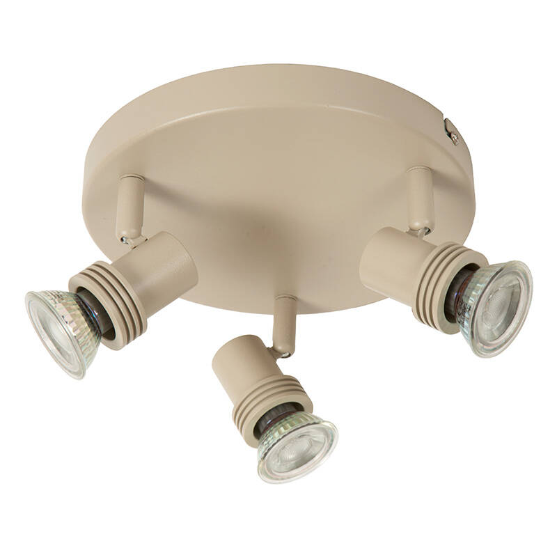 Image of Lucide Kianti 3 Light Ceiling Spotlight Plate