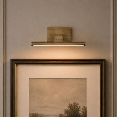 Image of Edit Slimline 197 USB Rechargeable LED Picture Light With Remote Control