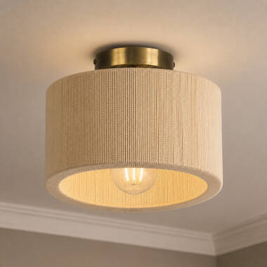 Image of Khudi & Khora Cappo Flush Ceiling Light