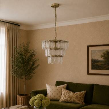 Wisteria Merise Clear Glass Ceiling Pendant Light