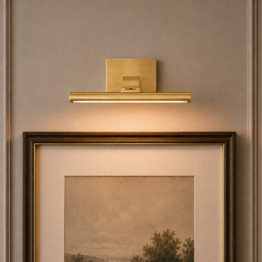 Image of Edit Slimline 197 USB Rechargeable LED Picture Light With Remote Control