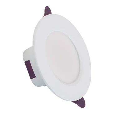 Round Waterproof 8W Warm White LED Downlight IP65 Cutout 75mm