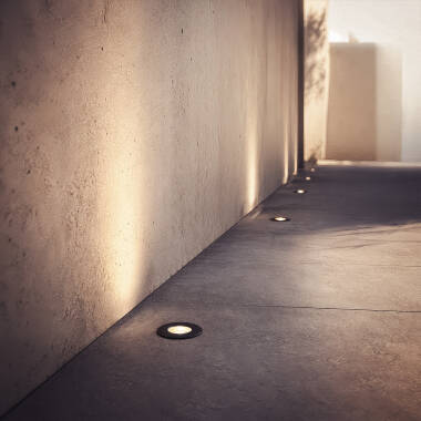 Image of Tiziano 1W Cool White LED Recessed Ground Light IP65