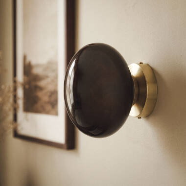 Edit Kurta Glass Flush Wall Light