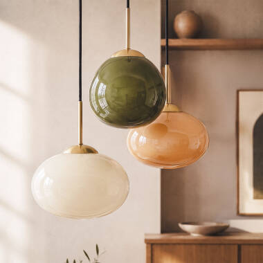 Edit Kurta Glass 3 Light Cluster Ceiling Pendant