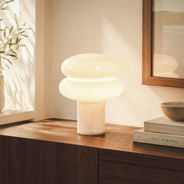 Image of Edit Kurta Glass Table Lamp