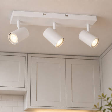 Image of Lucide Amigo 3 Light Ceiling Spotlight Bar