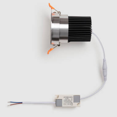 Image of Round Expert Colour 15W Cool White COB LED Adjustable Downlight Cutout 90mm