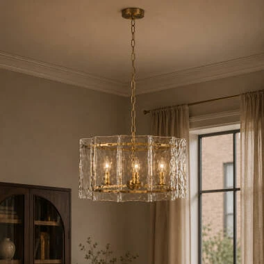 Image of Wisteria Vere Glass Ceiling Pendant Light