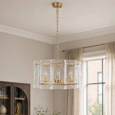 Image of Wisteria Vere Glass Ceiling Pendant Light