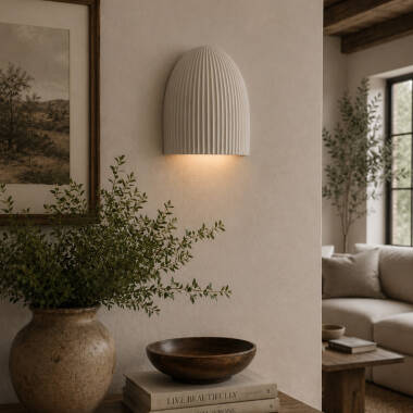 Image of Khudi & Khora Dome Ceramic Wall Light