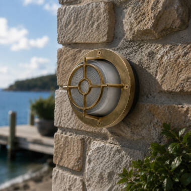 Image of Westport Coastal Staithes Outdoor Flush Wall Light