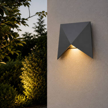 Image of Edit Hex CCT LED Outdoor Wall Light