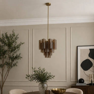 Image of Wisteria Clodagh Glass Chandelier