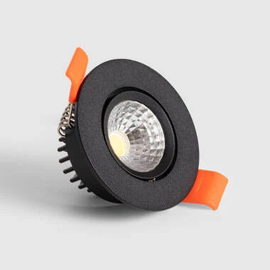 Round Expert Colour 3W Cool Daylight COB LED Adjustable Downlight Cutout 55mm