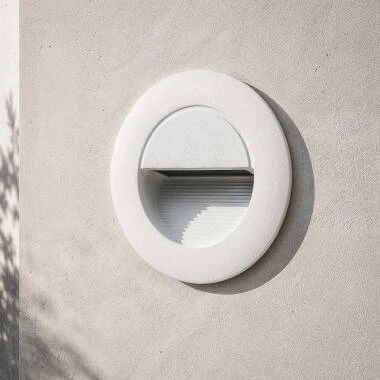 Edit Esla 3W LED Round Recessed Wall Light