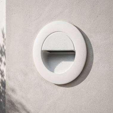Image of Edit Esla 3W LED Round Recessed Wall Light