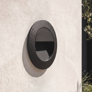 Image of Edit Segre 3W LED Round Recessed Wall Light