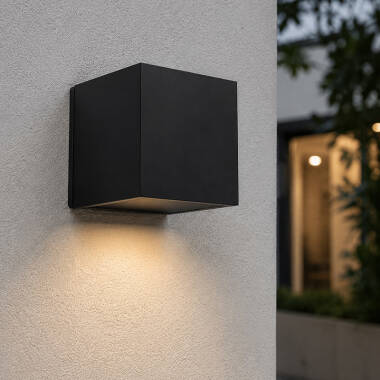 Image of Edit Salamis USB Rechargeable LED Outdoor Wall Light with PIR Sensor