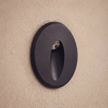Edit Adam 3W LED Oval Recessed Wall Light