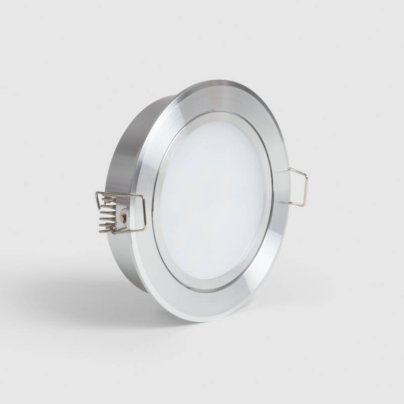 Image of Round Low Voltage 3W Warm White LED Adjustable Downlight Cutout 67mm with Quick Connector