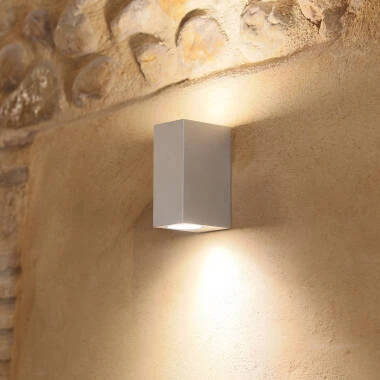 Edit Miseno Outdoor Up & Down Wall Light - Silver