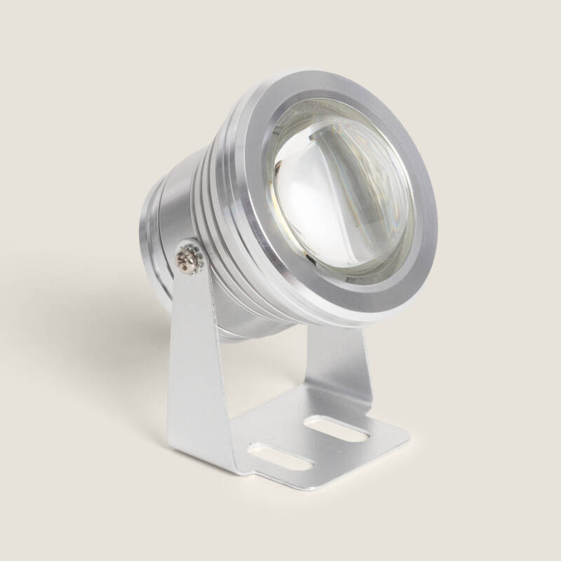 Image of Edit 7W Colour Changing LED Garden Spotlight IP67 - Chrome