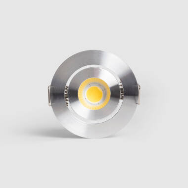 Image of Round 1W Cool Daylight COB LED Adjustable Downlight Cutout 45mm