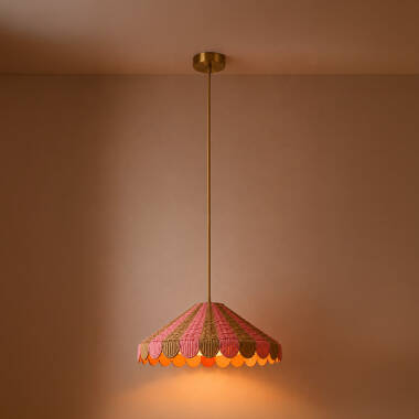 Image of Edit Fair Ground Paper Ceiling Pendant Light