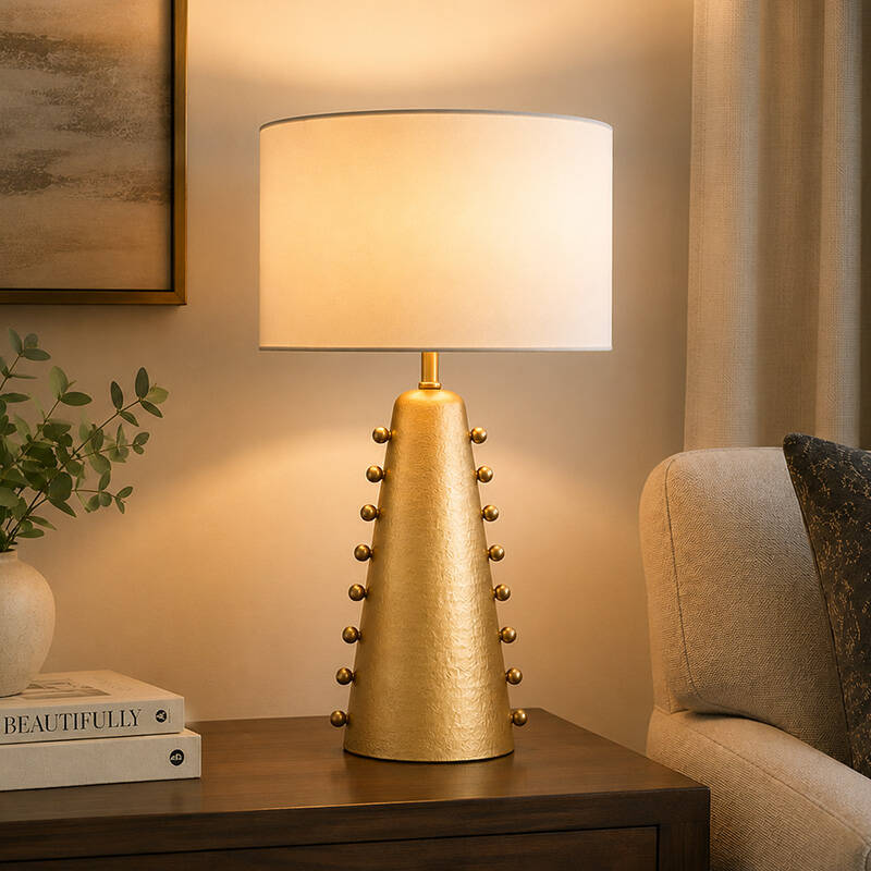 Image of Khudi & Khora Saffron Table Lamp