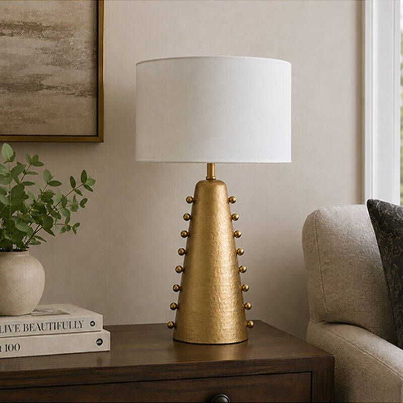 Image of Khudi & Khora Saffron Table Lamp