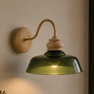 Image of Khudi & Khora Brook Glass Wall Light