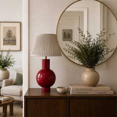 Image of Khudi & Khora Winslow Tall Table Lamp