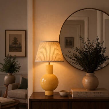 Image of Khudi & Khora Winslow Tall Table Lamp