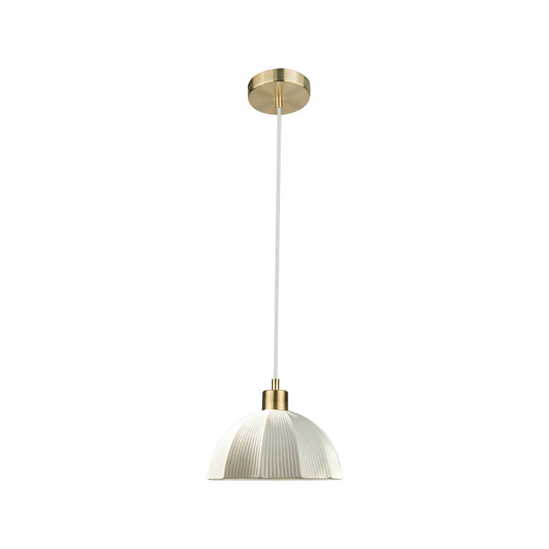 Image of Wisteria Aura Ceramic Ceiling Pendant Light