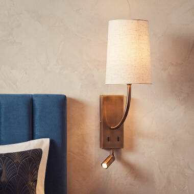 Edit Suite Wall Light with LED Reading Light