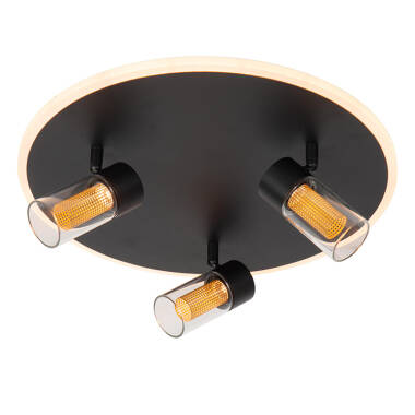 Lucide Everina 3 Light CCT LED Ceiling Spotlight Plate with Remote Control
