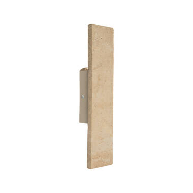 Image of Westport Allegra Outdoor Travertine Stone Flush Wall Light