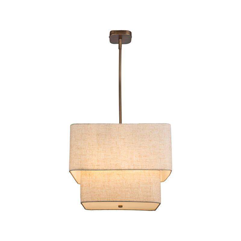 Image of Westport Vesper Linen Ceiling Pendant Light