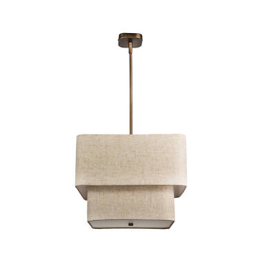 Image of Westport Vesper Linen Ceiling Pendant Light