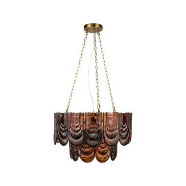 Image of Wisteria Portia Glass Chandelier