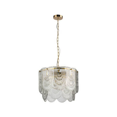 Image of Wisteria Portia Glass Chandelier