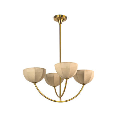 Image of Wisteria Henrietta 4 Arm Ceiling Pendant Light