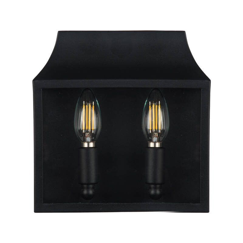 Image of Wisteria Bourton Half Lantern Outdoor Wall Light