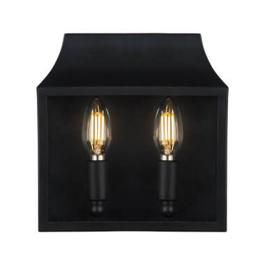 Image of Wisteria Bourton Half Lantern Outdoor Wall Light