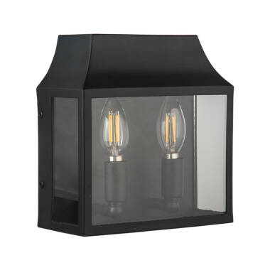 Image of Wisteria Bourton Half Lantern Outdoor Wall Light